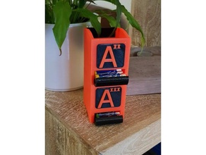 batterie loader organization battery case 3d print model - Mito3D