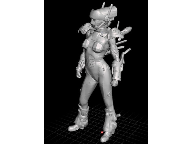 aiko scifi modelos 3D print model - Mito3D