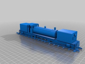welsh highland railway garratt no138 vehicles 3d print model - Mito3D