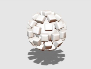 sugar cube spielerei Dekor Weihnachten Küvette Dekoration ornament Zucker 3d print model - Mito3D