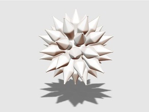 eisigen Schneeball spielerei Dekor Weihnachten Dekoration Eis eiskalt ist ornament 3d print model - Mito3D