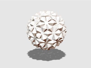 fiore di ghiaccio pallina arredamento natale decoraion la decorazione 3d print model - Mito3D