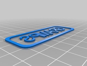 meu personalizados custiomizable nome do tag sinais e logotipos personalizado 3d print model - Mito3D