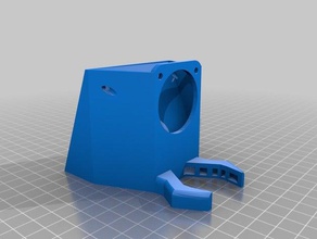 anet a2 70mm duto do ventilador novo A impressão 3d 3d print model - Mito3D