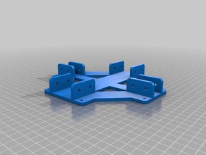 centro de furos montagem na base a2 plus A impressão 3d 3d print model - Mito3D