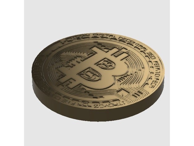 bitcoin monete & distintivi 3D print model - Mito3D