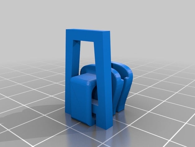 zipper handle fashion 3D print model - Mito3D