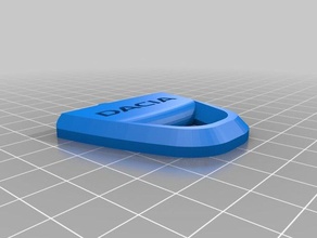 dacia keychain keychains auto duster 3d print model - Mito3D