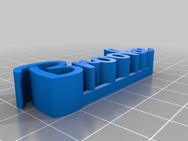brooke heykeller özelleştirilmiş 3D print model - Mito3D