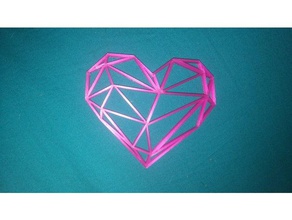 coeur decor cadeau heart present 3d print model - Mito3D