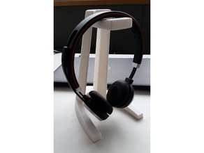 personalizzabile headphone stand organizzazione cuffie openscad parametrico 3d print model - Mito3D