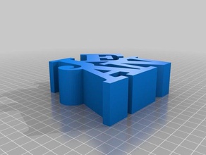 jeanmy kelime heykel özelleştirilmiş heykeller 3d print model - Mito3D