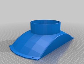 dust collector parts 3d print model - Mito3D