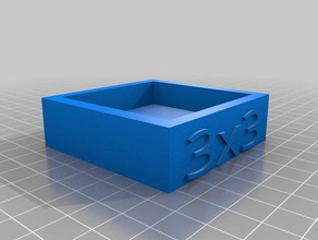 3x3 de pie La impresión en 3d 3d print model - Mito3D