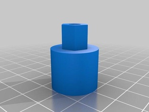 addi 10 mm écrou hexagonal de l'adaptateur le bricolage 3d print model - Mito3D