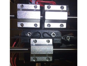 alunar 508 prusa i3 x-belt holder 3d printer parts 3d print model - Mito3D