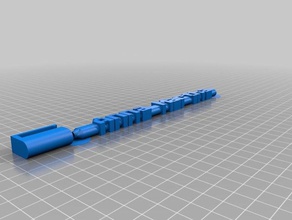 anna martha bıc kelime kalem ofis özelleştirilmiş 3d print model - Mito3D