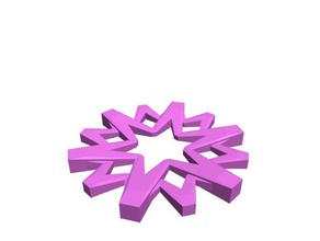 kartanesi meydan okuma 3d baskı blockscadsnowflake 3d print model - Mito3D