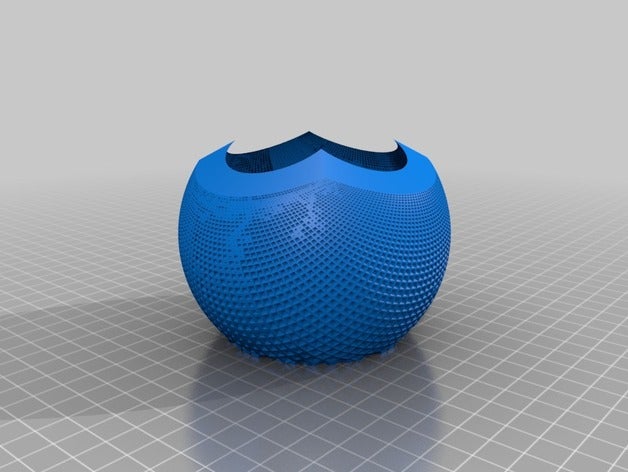 crater math art customized 3D print model - Mito3D