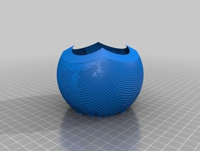 crater matematik sanatı özelleştirilmiş 3d print model - Mito3D