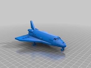 transbordador espacial columbia vehículos la nasa espacio 3d print model - Mito3D