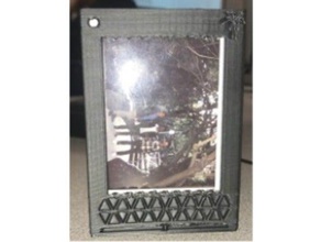 a polaroid picture frame keychain chaveiros quadro chaveiro de imagem 3d print model - Mito3D