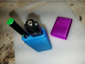 logic e cig case containers e-cig e-cigarette holder vape vaporizer 3d print model - Mito3D