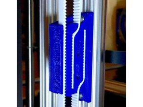 p3 steel y bed tensioner holder mount gt2 175mm cord belt 3d printing p3steel prusa i3 timing 3d print model - Mito3D