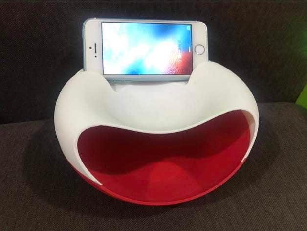 snackie-polyvalent snackbowl+poubelle+phonestand les conteneurs bol stand pour téléphone snack snack-bol snack-titulaire 3D print model - Mito3D