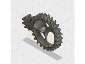 engrenagem interna da hélice de engenharia 3d print model - Mito3D