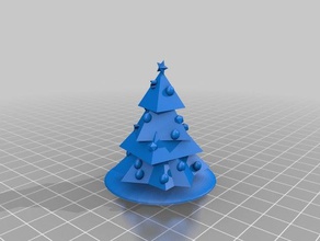 vacanza-albero-1 La stampa 3d vacanza albero di natale 3d print model - Mito3D