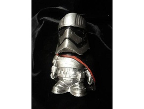 star wars storm trooper capitán phasma estilo chibi exploraciones & réplicas la estatuilla figuritas en miniatura starwars de stormtrooper 3d print model - Mito3D