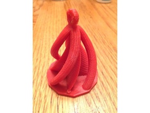 spiraling christmas tree ornament sculptures decoration cone sculpture spiral spiralized 3d print model - Mito3D