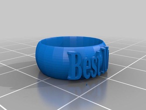 melhor mãe do anel A impressão 3d 3d print model - Mito3D