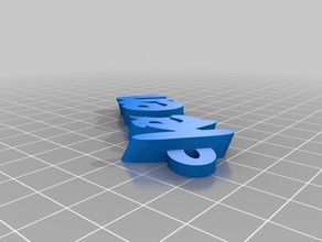 kerem Schlüsselanhänger kundengebundene 3d print model - Mito3D