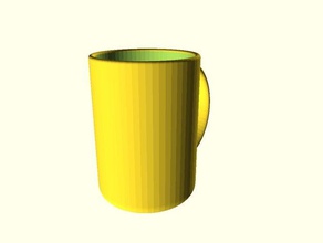 kahve kupa sahne 3d print model - Mito3D