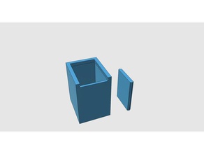 armazenamento de caixa tampa deslizante A impressão 3d a ferramenta 3d print model - Mito3D