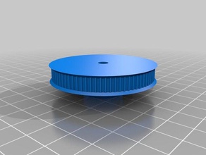 basic 80t gt2 pulley 3d printer parts customized 3d print model - Mito3D