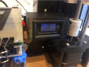 energía eléctrica probador de clip-en la caja Impresora 3d accesorios amperímetro anet a8 el clip poder pantalla voltaje 3d print model - Mito3D