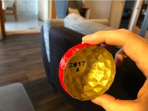 decoração da árvore de natal bauble bola bolas a 3d print model - Mito3D