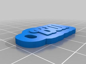 bill keychains customized 3d print model - Mito3D