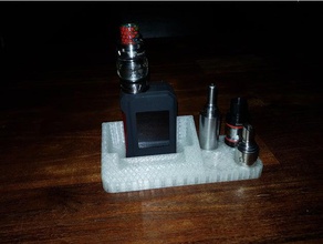 g-priv 2 table holder mod tool holders & boxes smok vape 3d print model - Mito3D