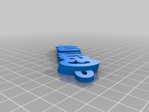 gemma transwhite llaveros personalizado 3d print model - Mito3D