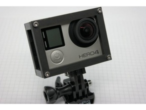 gopro snap frame camera casing 3d print model - Mito3D