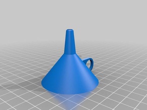 my customized funnel handle household 3d print model - Mito3D