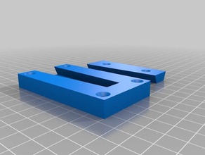 giunzione piani coda di rondine 3d printing 3d print model - Mito3D