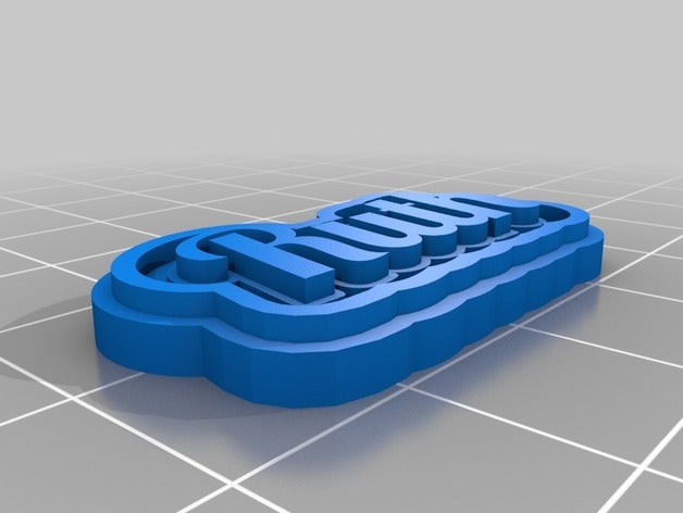 r1 chaveiros personalizado 3D print model - Mito3D