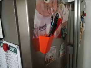 fridge pen holder kitchen & dining 3d print model - Mito3D