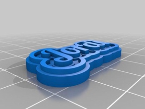 j5 Schlüsselanhänger kundengebundene 3d print model - Mito3D