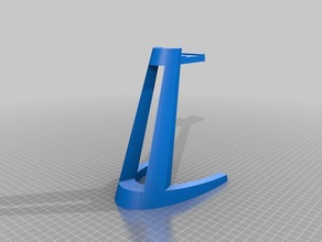 my customized headphone stand organization 3d print model - Mito3D